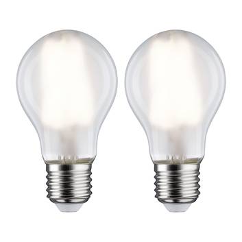 Paulmann LED-lampa E27 7W 4 000 K matt 2-pack
