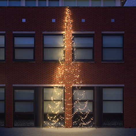 Wand-Weihnachtsbaum Fairybell® - 8 m hoch
