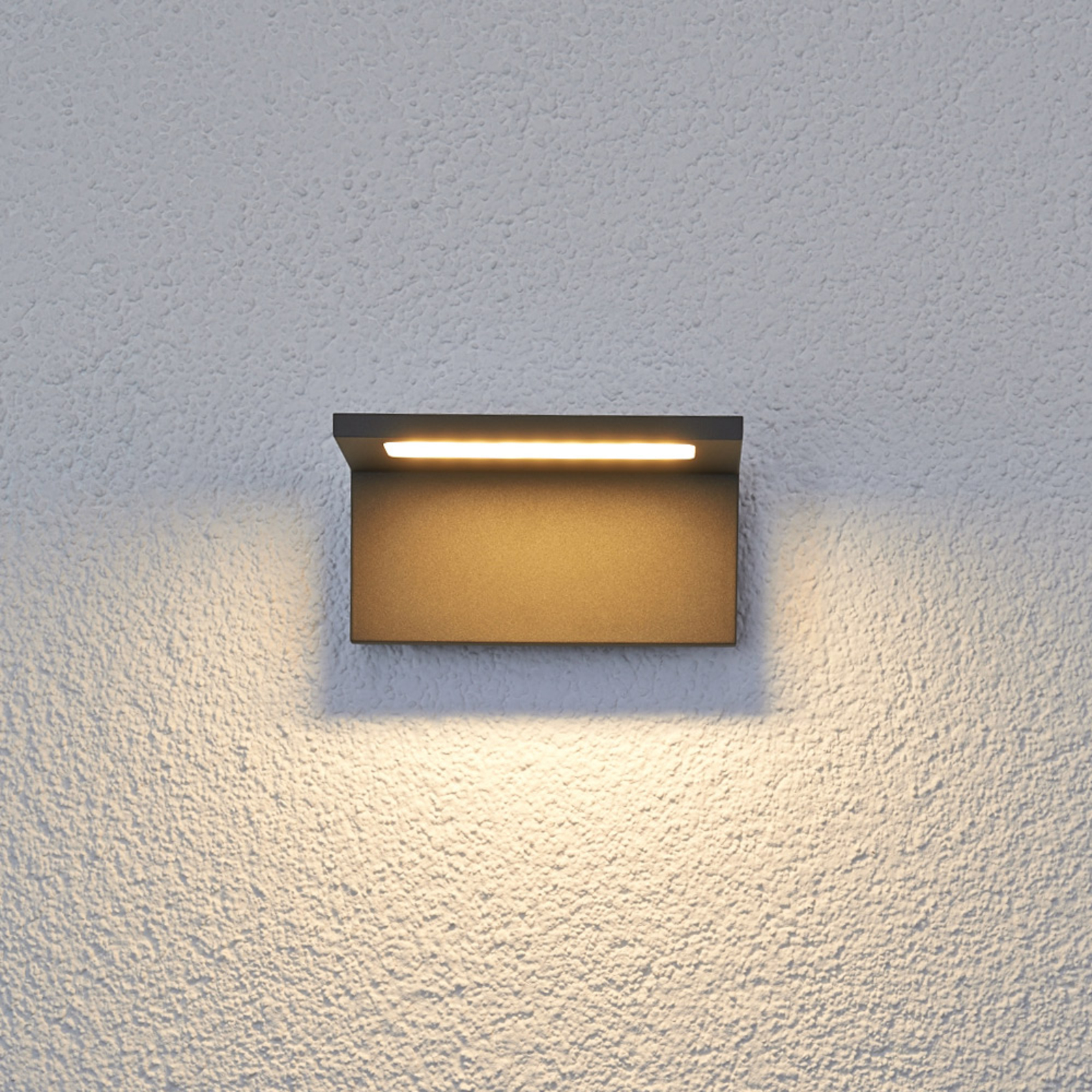 Caner LED Aplica de Exterior Graphite - Lucande Caner LED Aplica de Exterior Graphite - Lucande