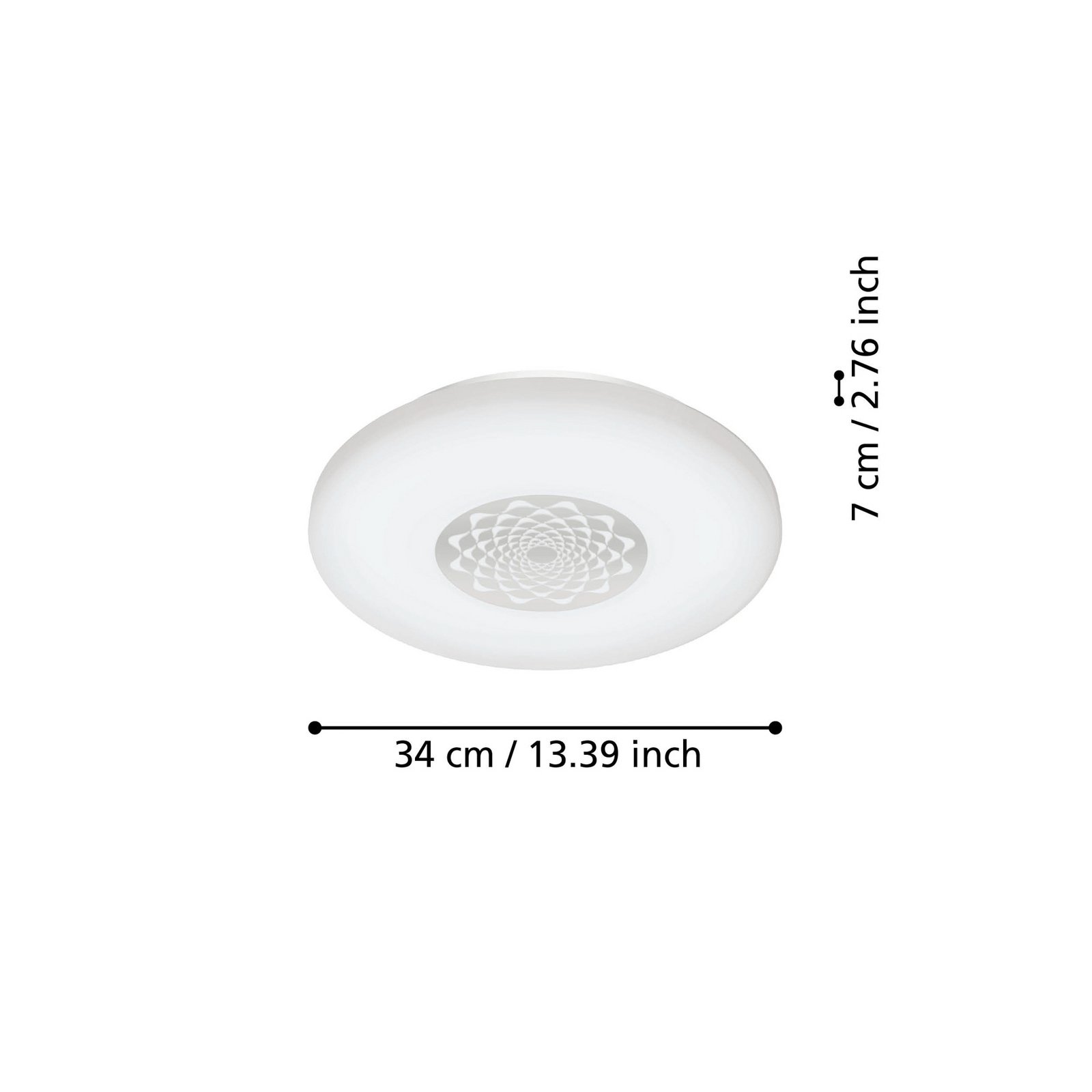 EGLO connect Capasso-Z LED-taklampa CCT EGLO connect Capasso-Z LED-taklampa CCT