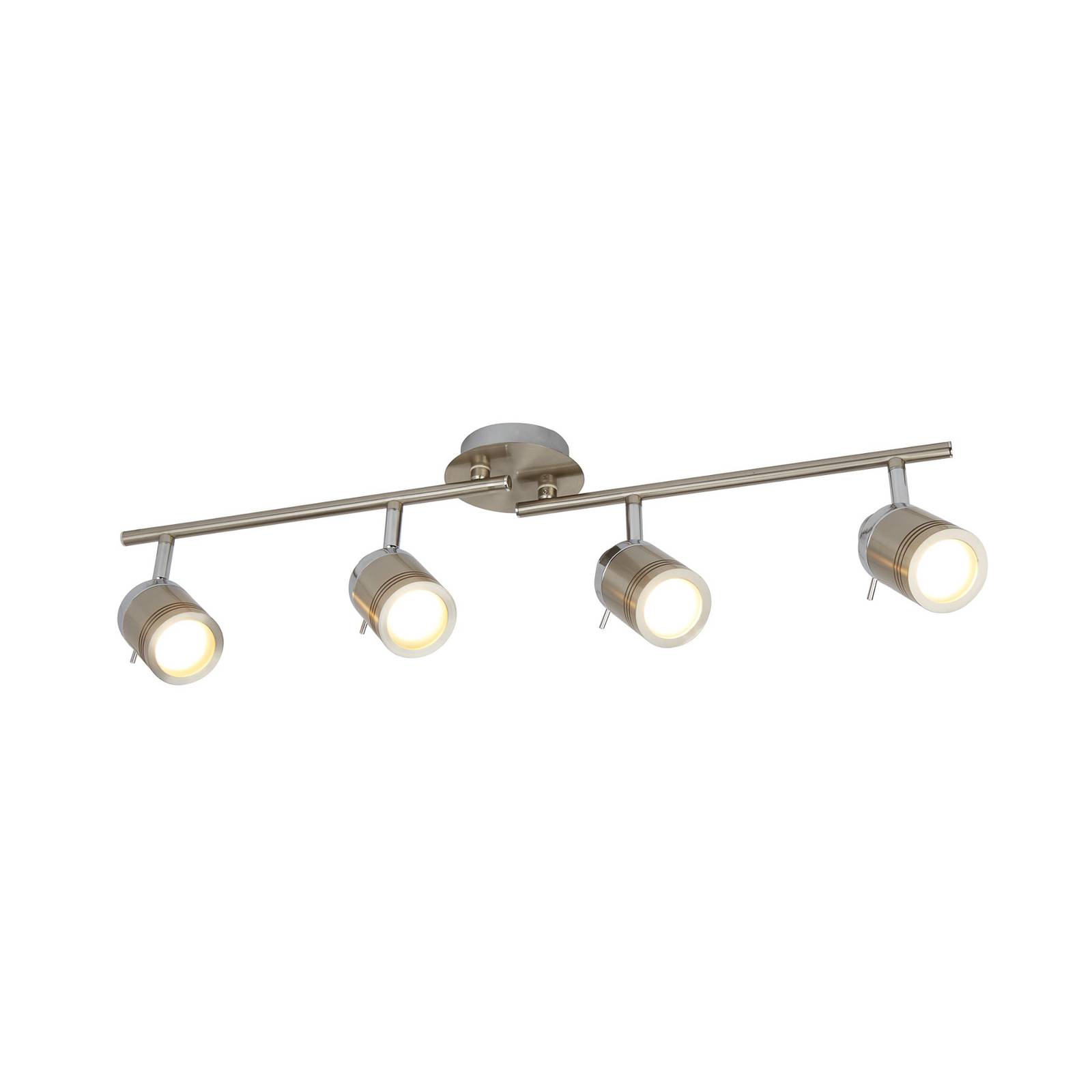 Searchlight Spot pour plafond Samson argenté métal 4 lampes IP44