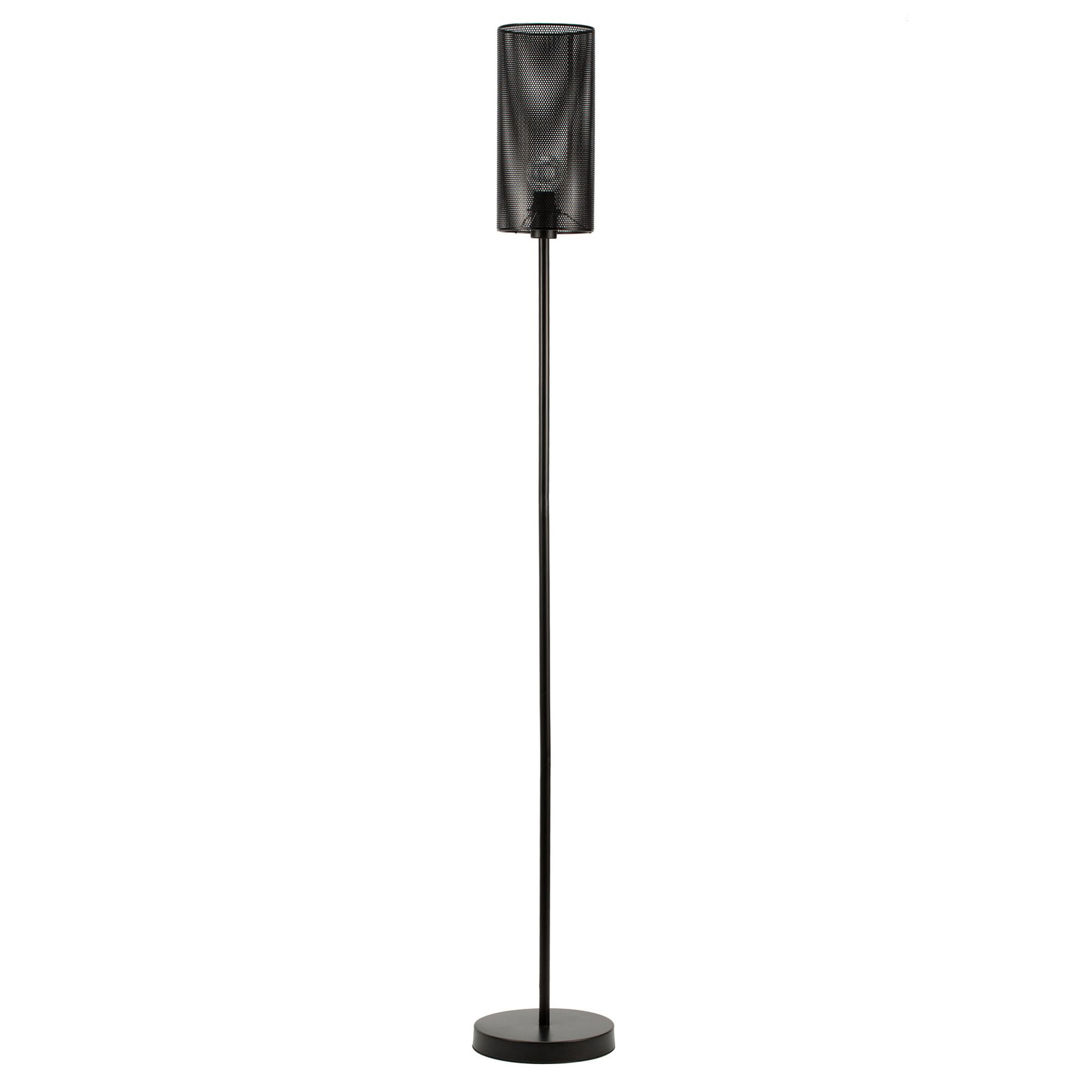 Pauleen Black Mesh floor lamp made of black metal