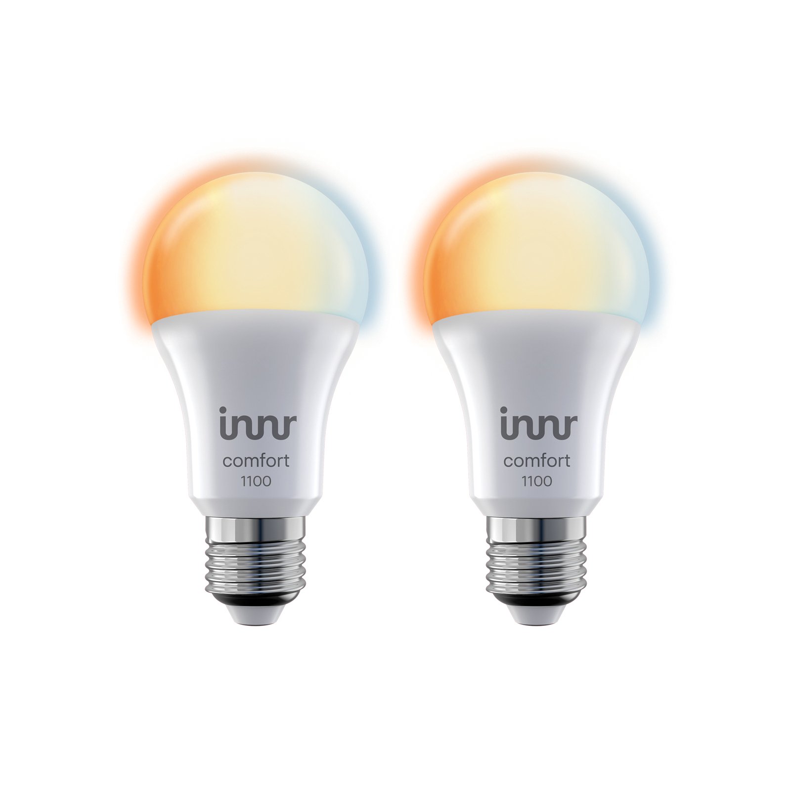 Innr LED-pære Smart E27, 10,5 W, CCT, 1190 lm, 2 enheder
