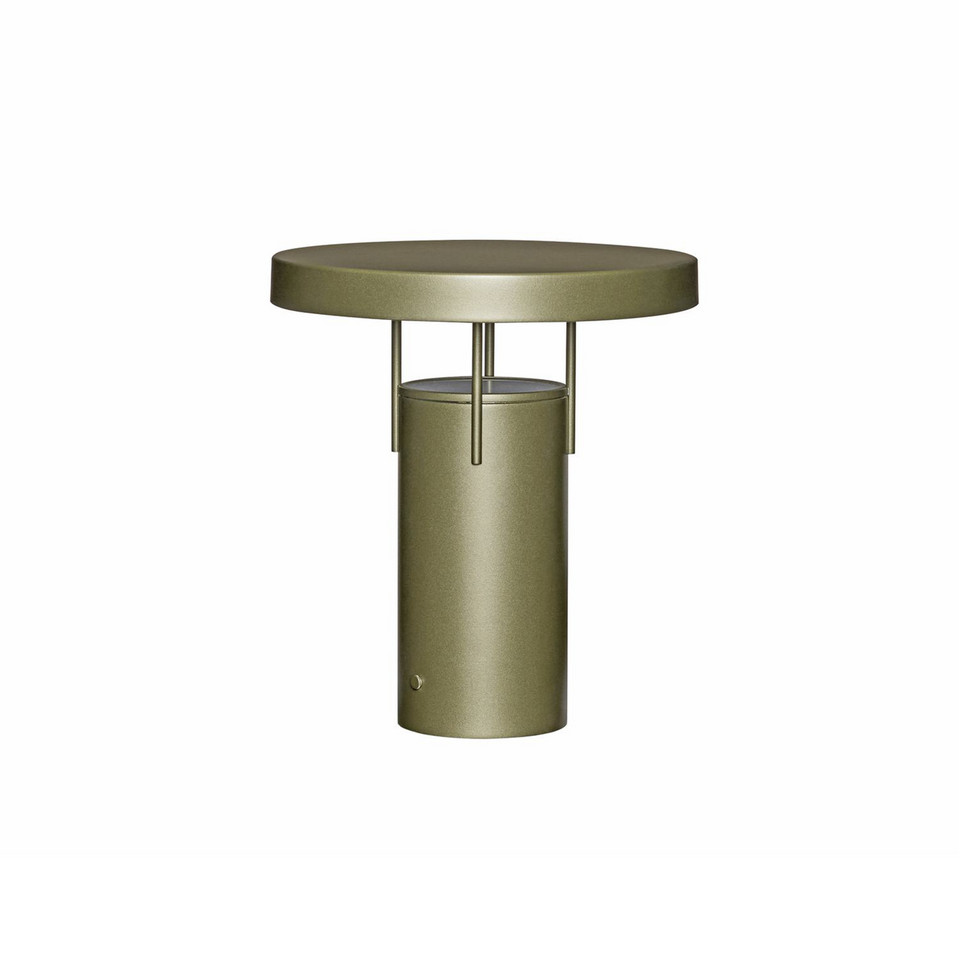 Hübsch BringMe LED-batteridriven bordslampa mörkgrön metallic 28 cm, grön från Hübsch