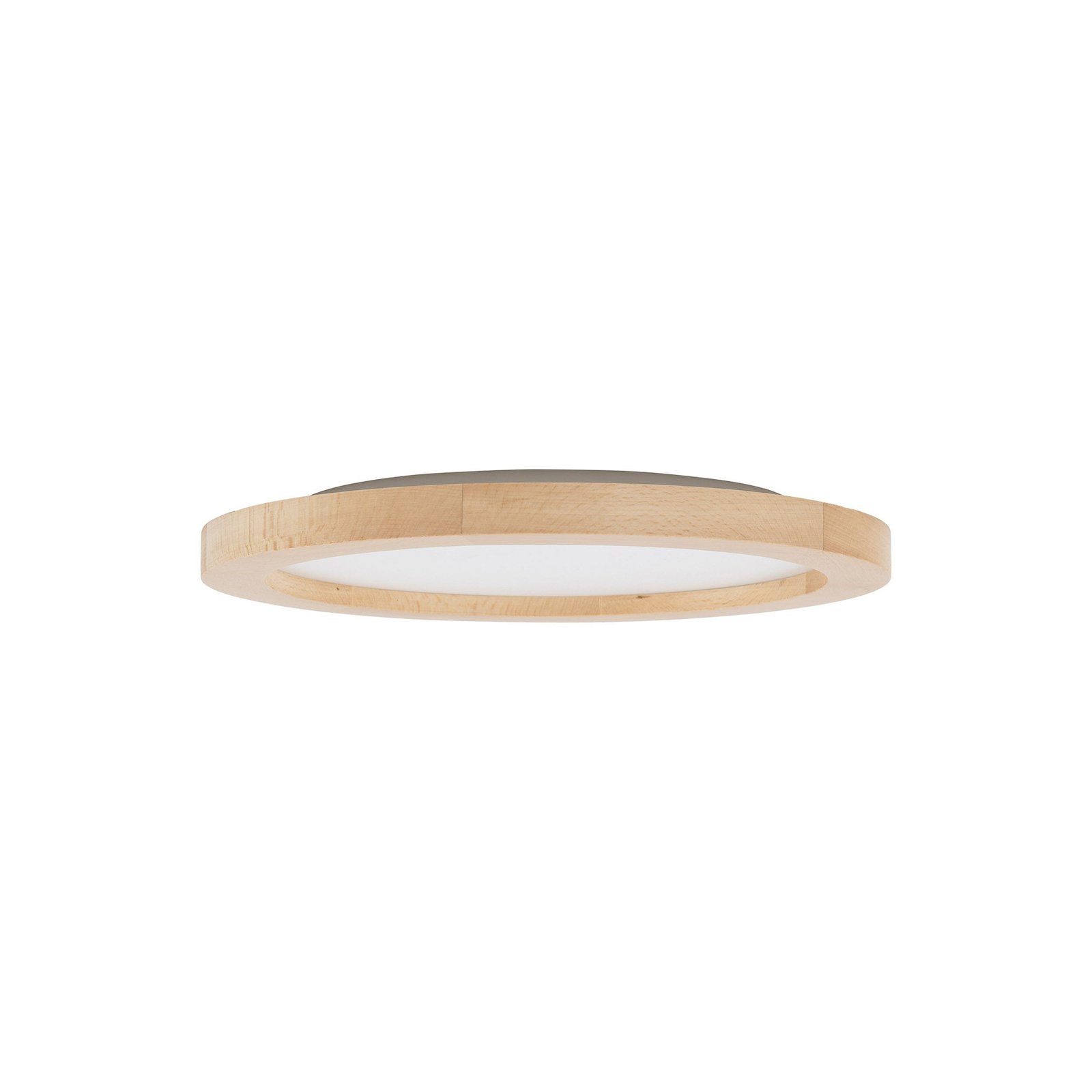 Aqua LED ceiling light, beech, Ø 32.5 cm, 24 W