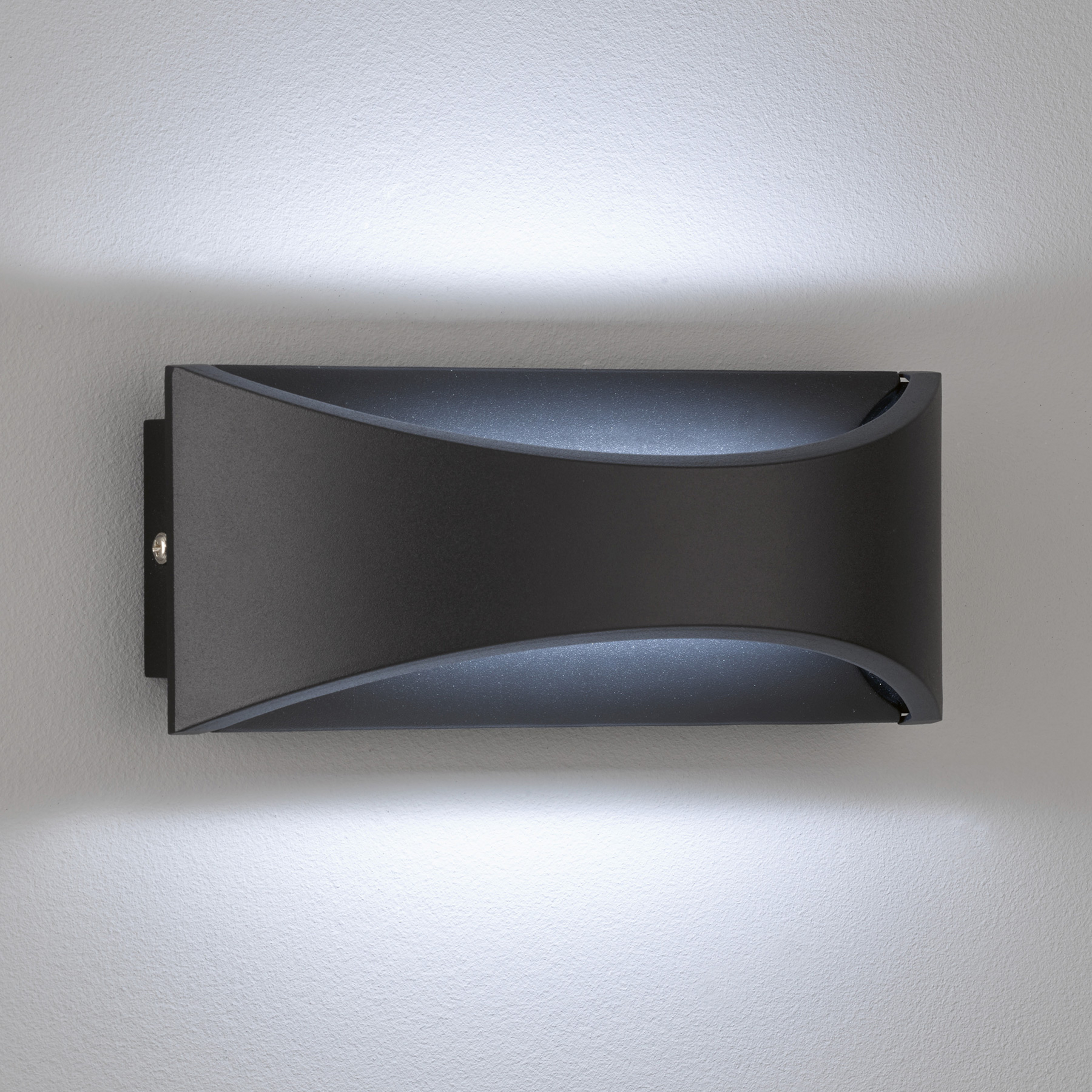 LED-Außenwandleuchte Rio up/down, schwarz