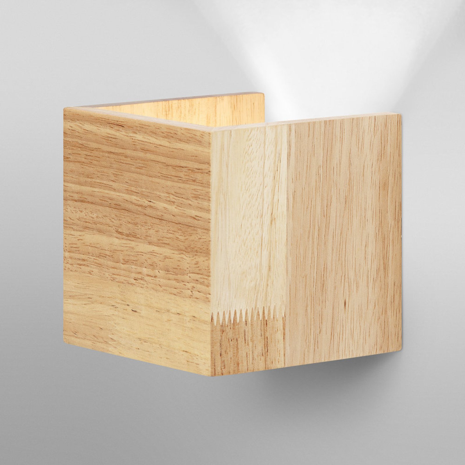 LEDVANCE SMART+ WiFi Orbis Wall Wood, 11x11 cm