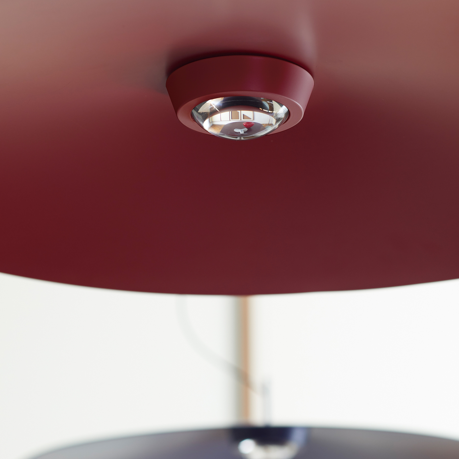 Luceplan Koinè LED závěsná lampa 927 Ø37cm červená