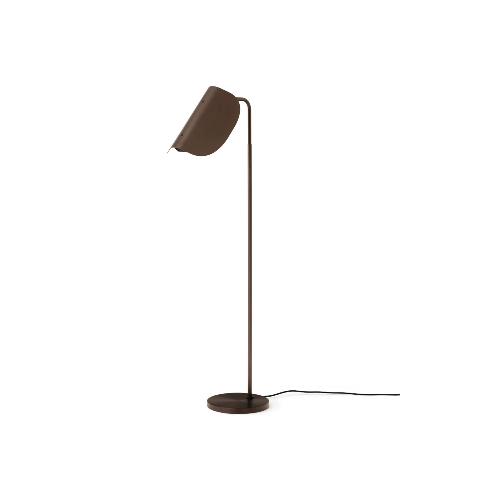 Audo Stehlampe Wing, bronze, Höhe 113 cm, verstellbar