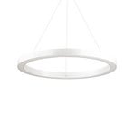 Ideal Lux LED-Hängeleuchte Oracle, Ø 70 cm, weiß, 3.000 K