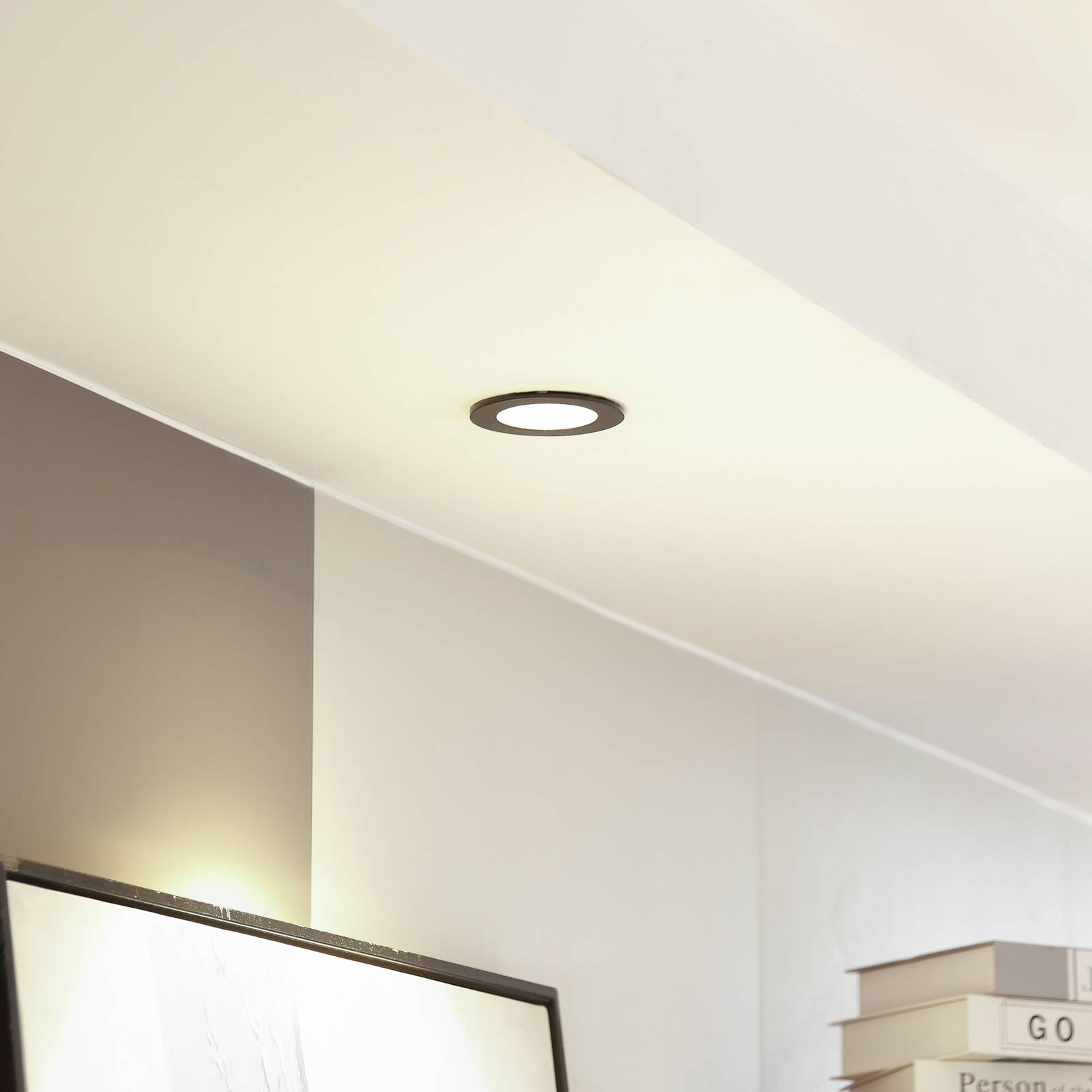 E-shop LED stropné svietidlo Arcchio Aryx, čierne, 2 700 K