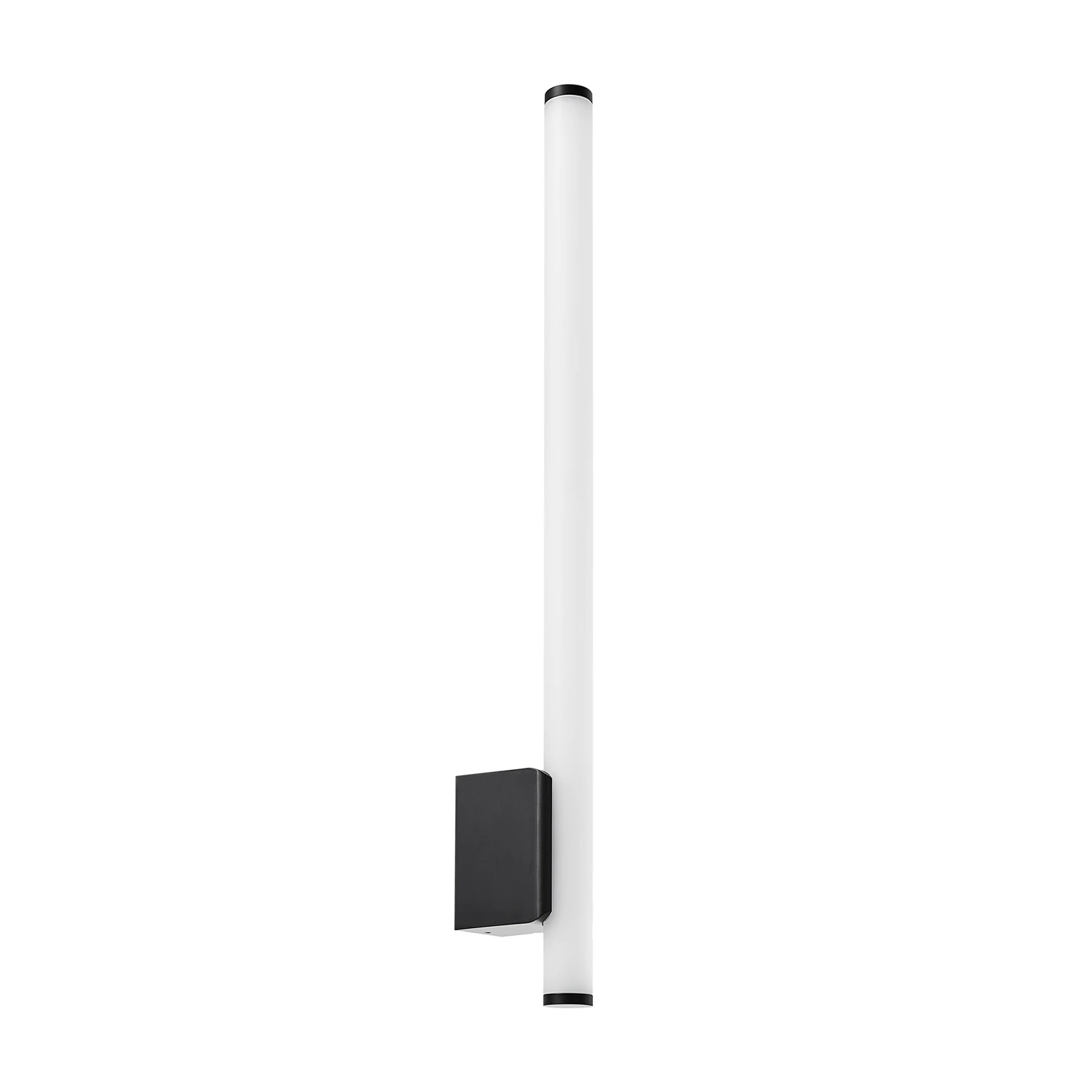 LED sienas lampa VINA UP M, melna, augstums 60 cm, IP44, CCT