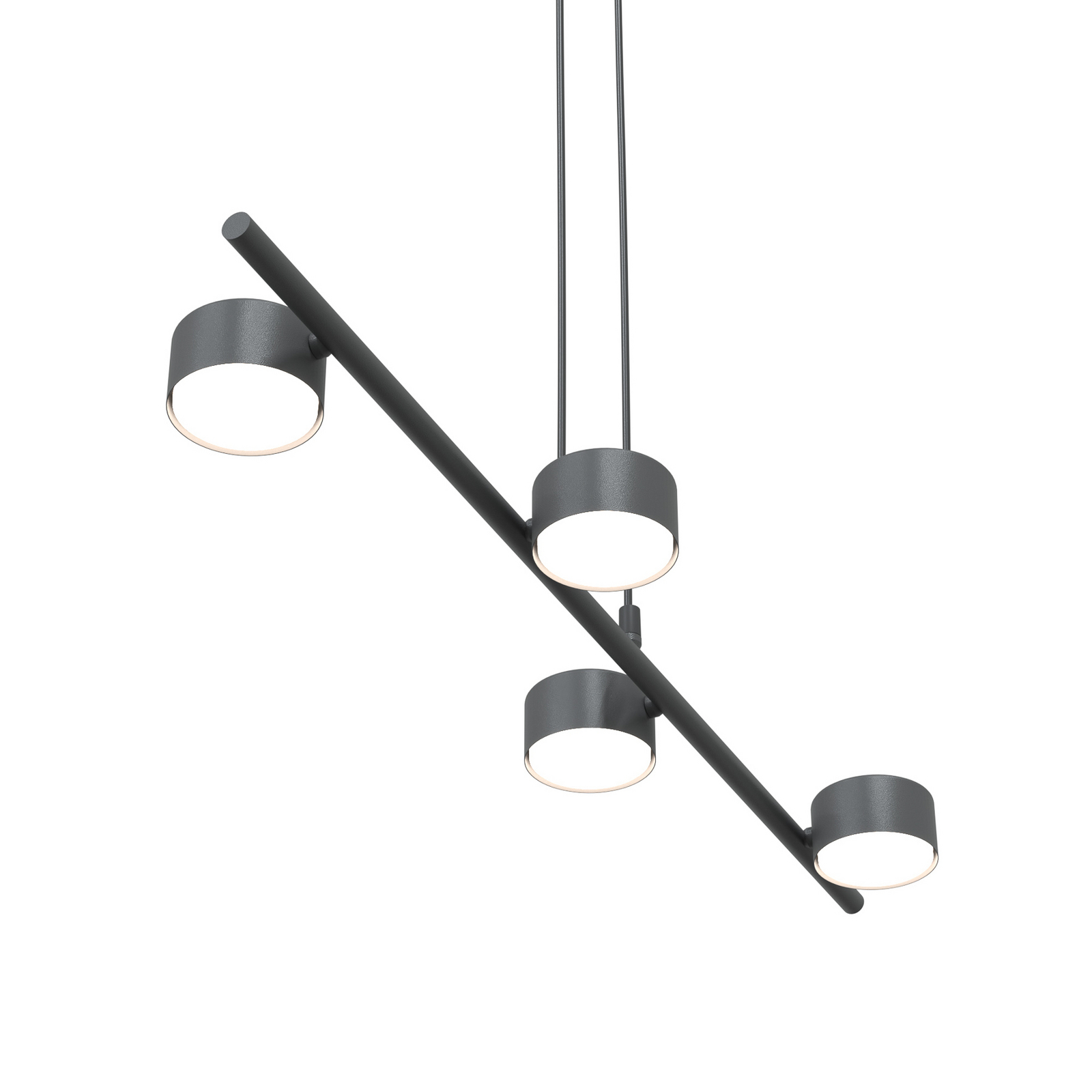 Deckenstrahler Sora, Länge 80 cm, Metall, 4-flg.