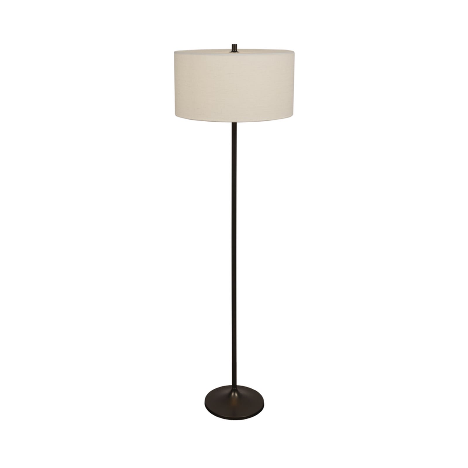 Piantana Soft, bianco/bronzo, altezza 149,5 cm, lino - Belid