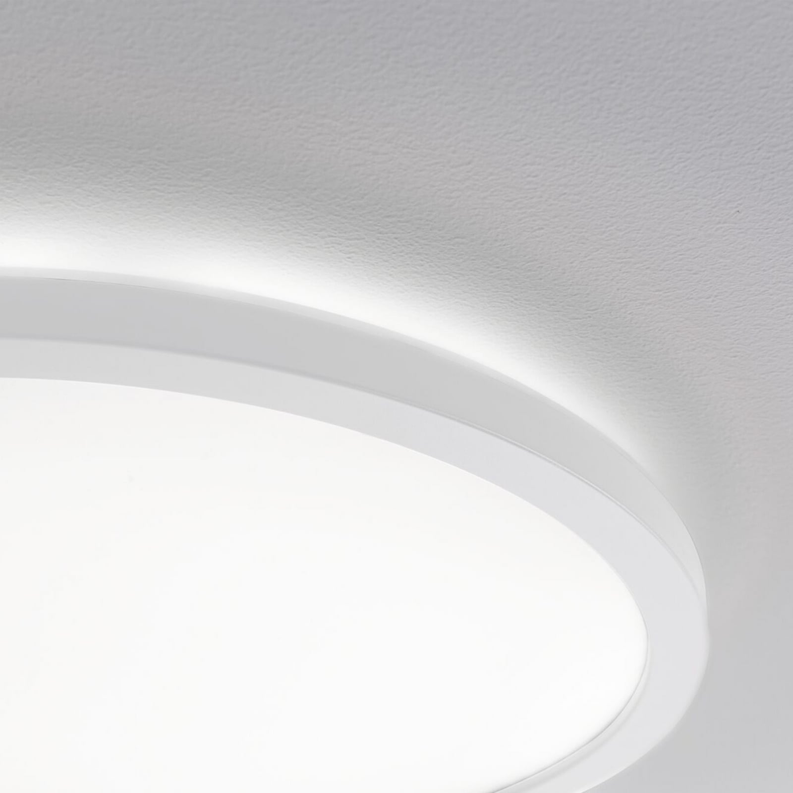Panneau LED Paulmann Atria Shine, Ø 29 cm, blanc, IP44, 4000 K, marche/arrêt