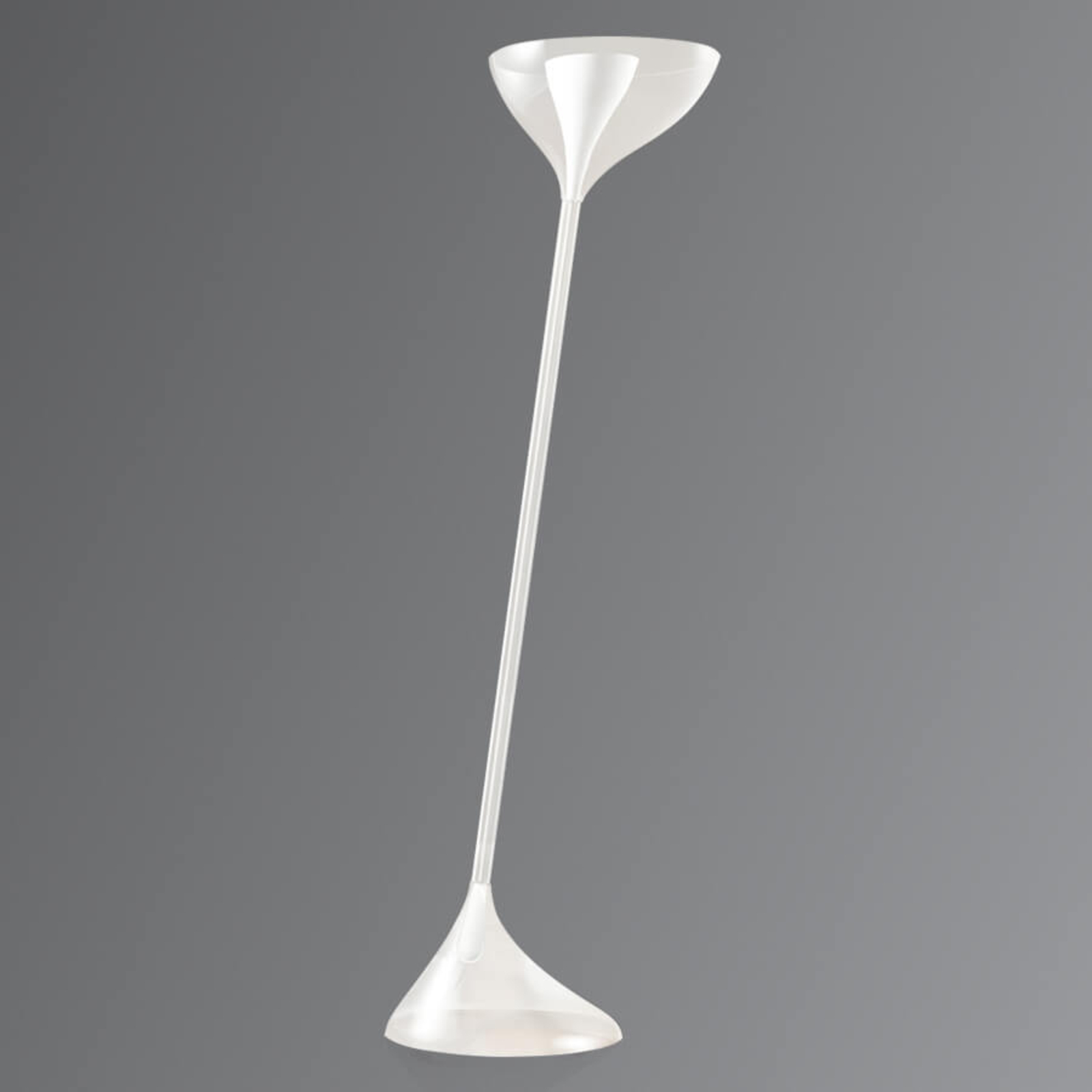 Kundalini Floob - designer floor lamp, transparent, for Living / Dining Room, plexiglass, E27, 200 W, energy efficiency: A++, H: 196 cm