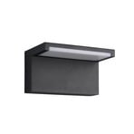 LED āra sienas lampa Ravi, antracīta krāsā, platums 18 cm, metāls, IP65