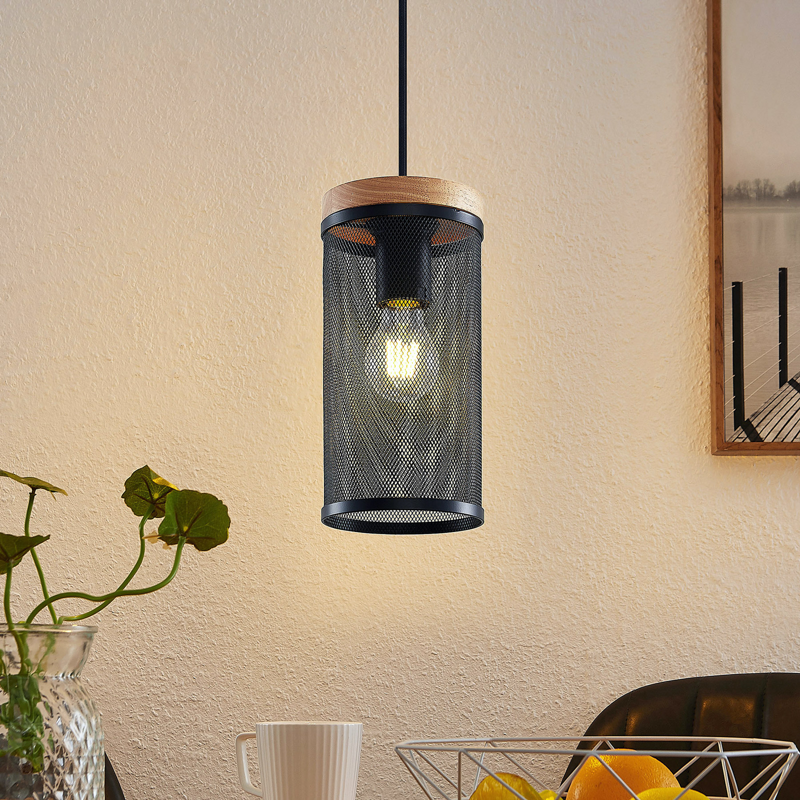 Lindby Kiriya suspension à 1 lampe