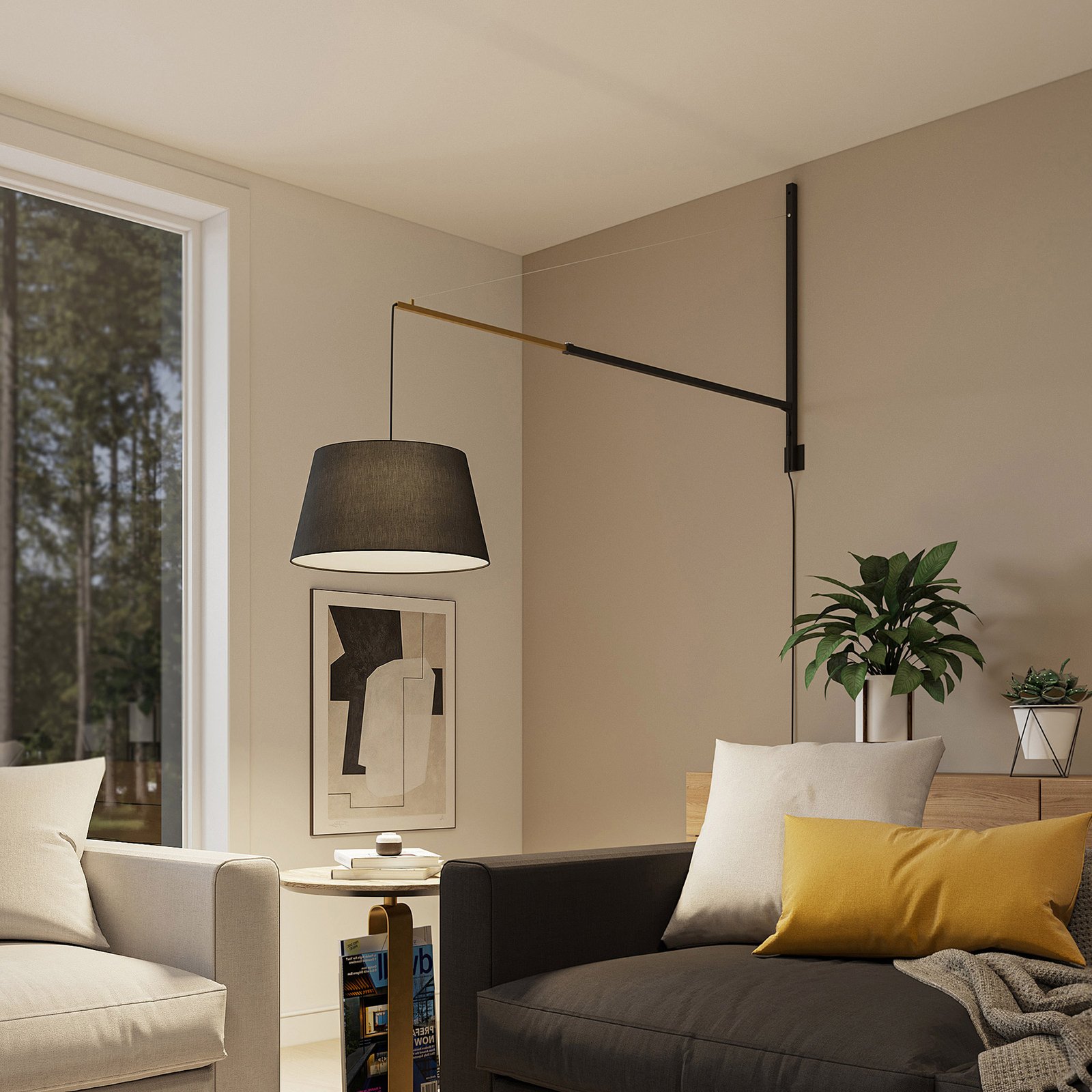BelezaApplique Murale Black - Lucande