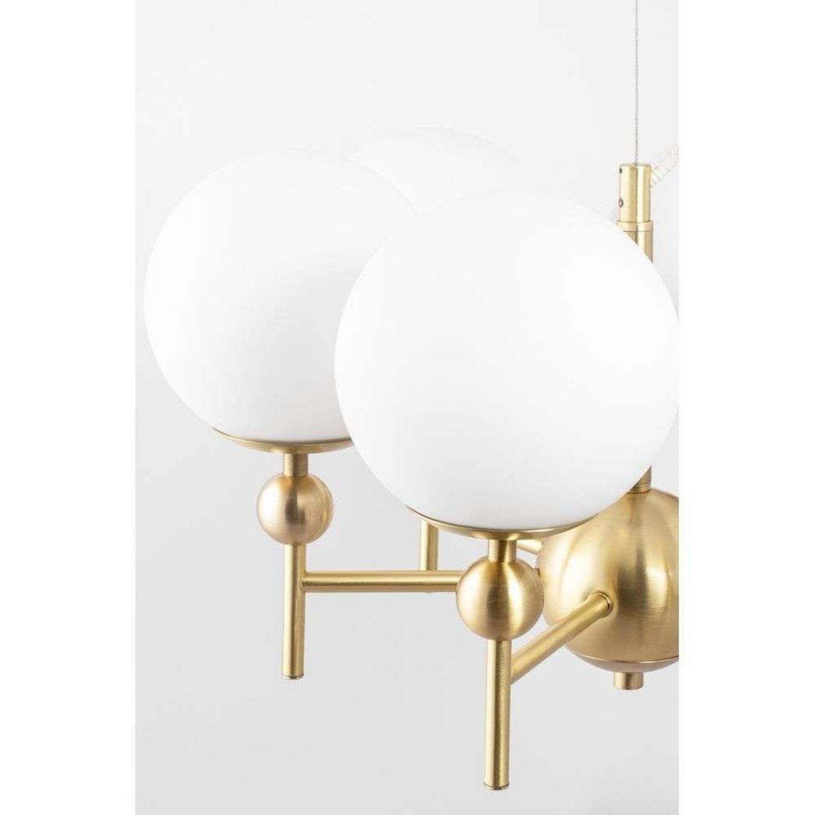 Astrid 50 Lustră Pendul Brushed Brass/White - Globen Lighting