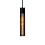 Lionel pendant light with lampshade made of metal struts