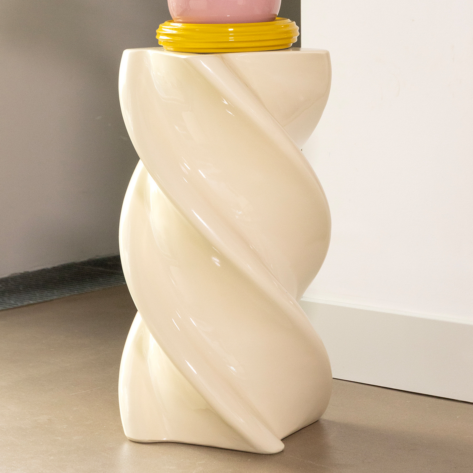 Pillar Marshmallow sidebord, hvid, H54 cm - &Klevering