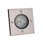 Ava LED Spot à Enterrer Extérieur Steel - Lucande