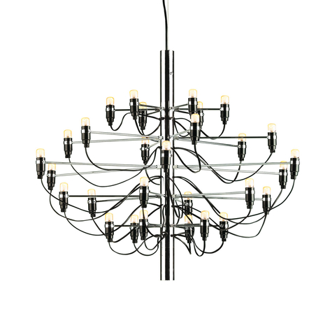 FLOS 2097/30 Kronleuchter 30-flammig chrom frosted
