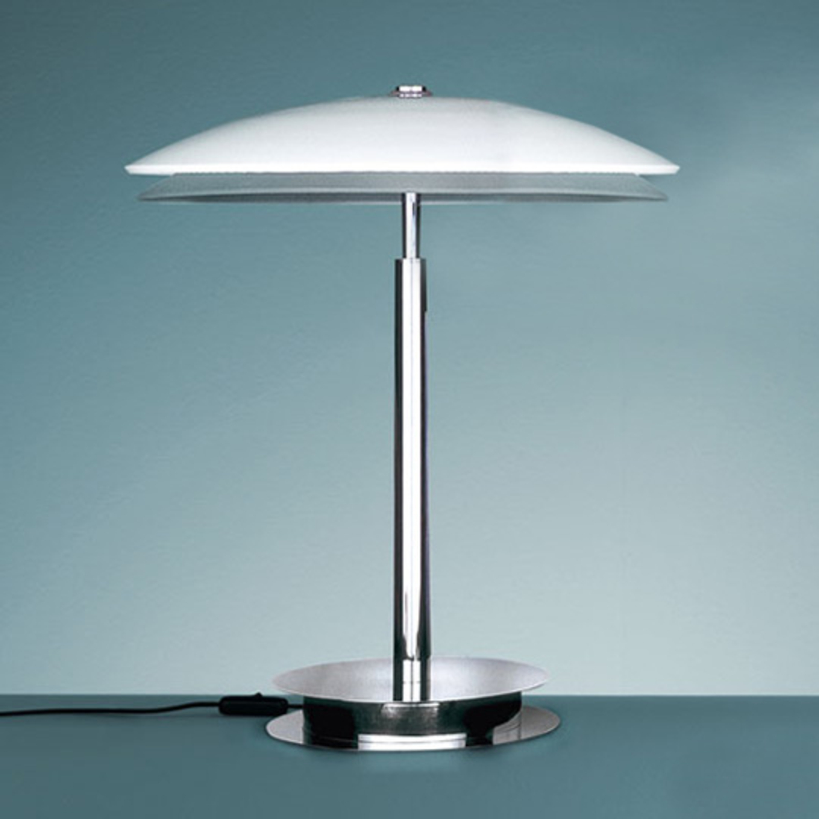2280/TRIS design-bordlampe i hvid udførelse