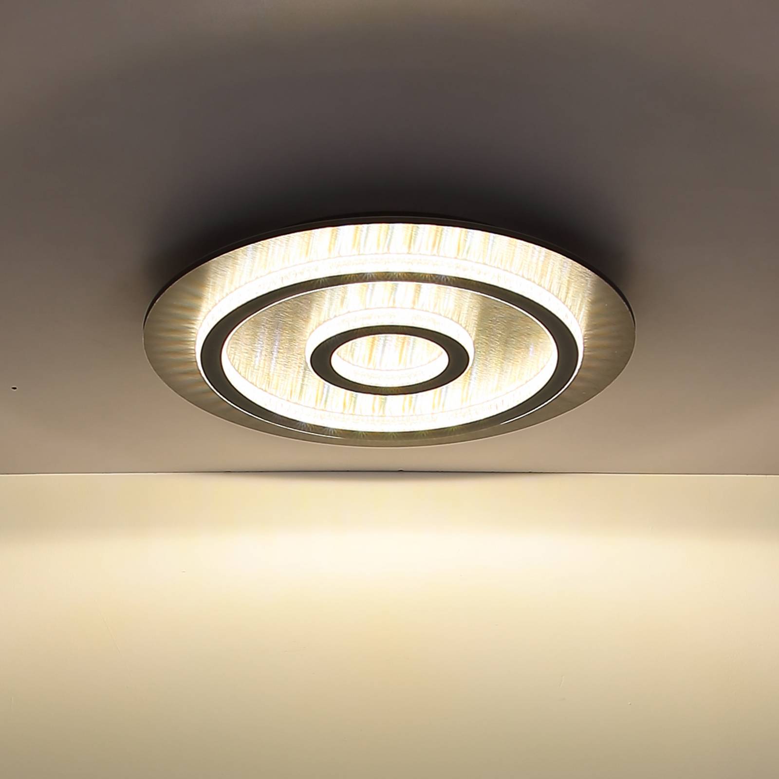 Lampa sufitowa LED Jayden, czarna/antracytowa, CCT, ściemniana