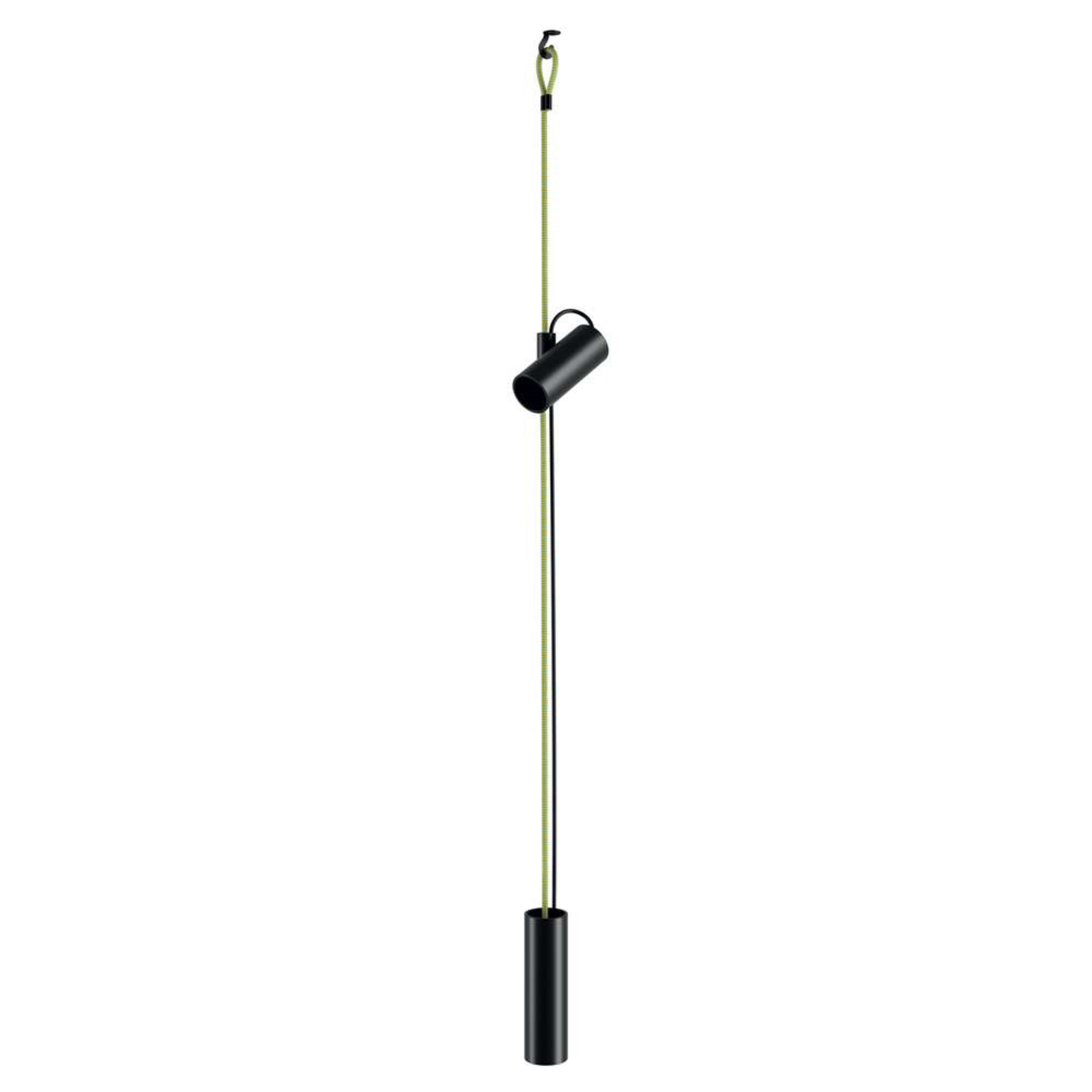 Cima Candeeiro Suspenso/Candeeiro de Pé Matt Black/Yellow - Lodes