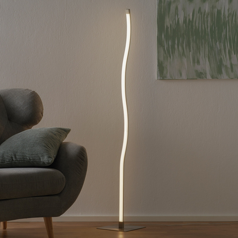 LED vloerlamp 1367-012 binnen golfvorm met dimmer