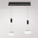Paul Neuhaus Q-ETIENNE LED hanging light, two-bulb
