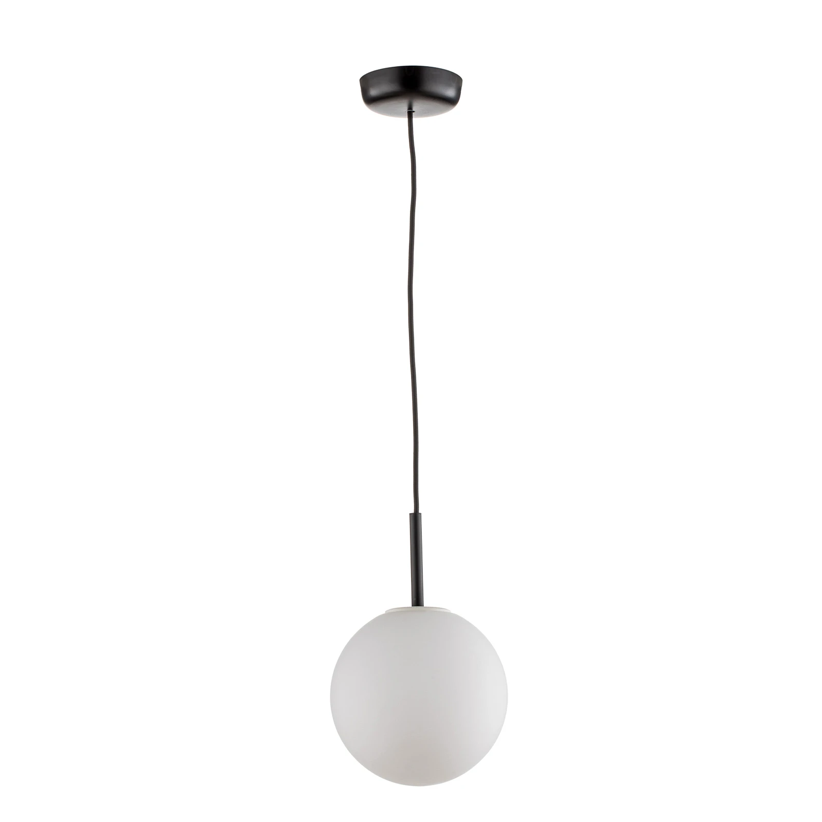 Audo LED κρεμαστό φωτιστικό TR Bulb, μαύρο/ματ οπαλίνα, γυαλί, E27