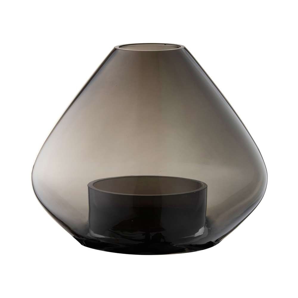 Uno Laterne/Vase H21 Schwarz - AYTM