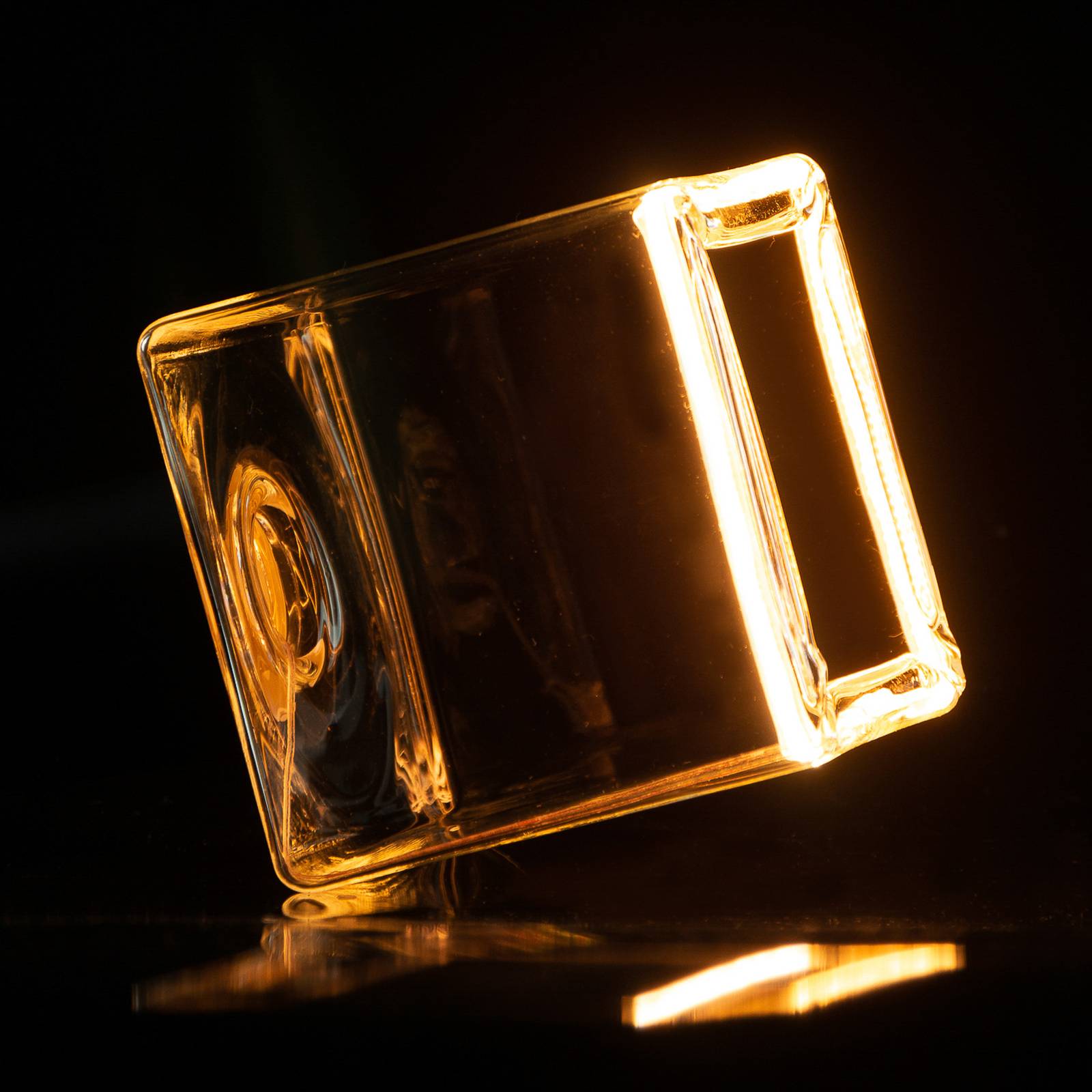 SEGULA LED-floating-cube 86 E27 4,5W ciepła biel