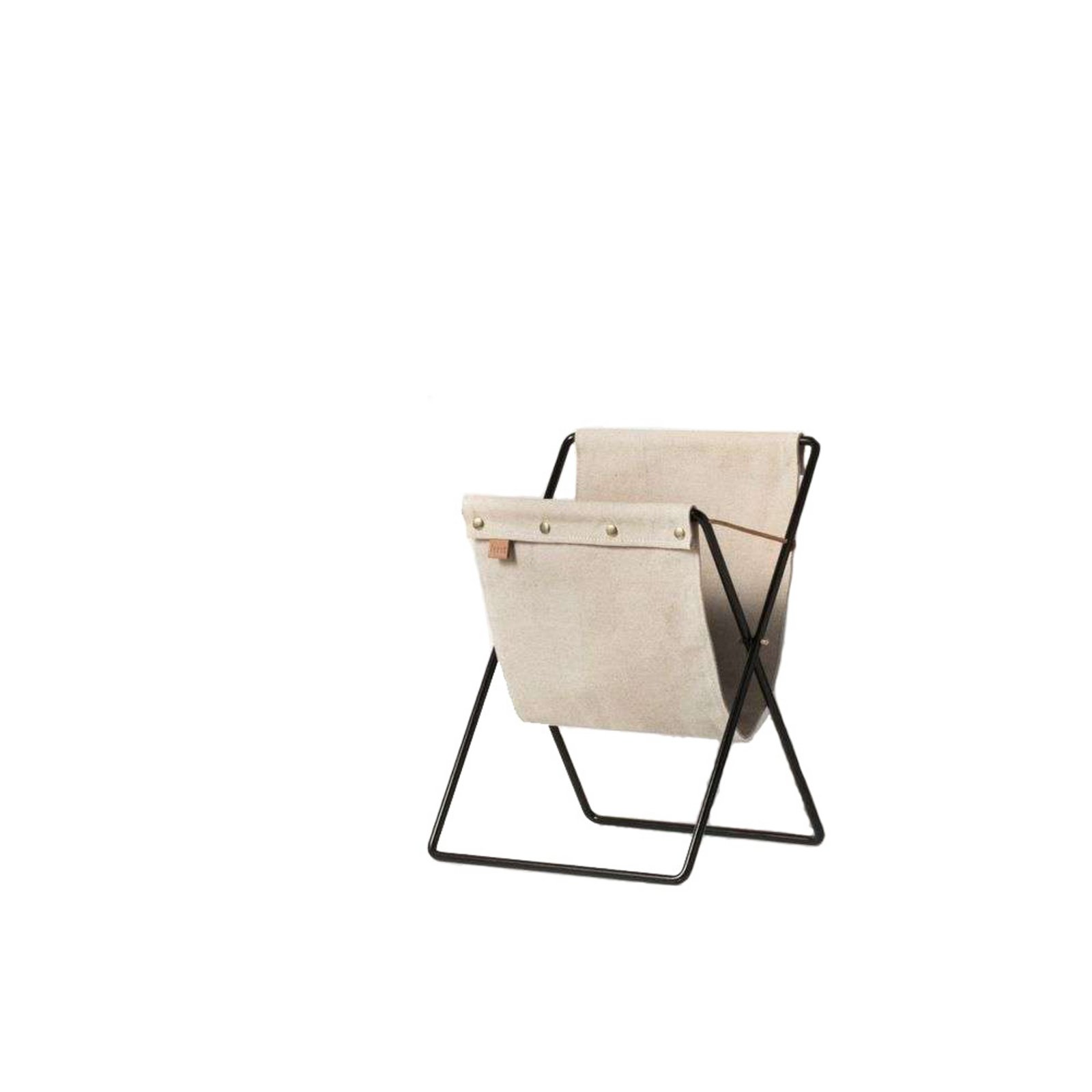 Herman Magazine Stand Black - ferm LIVING