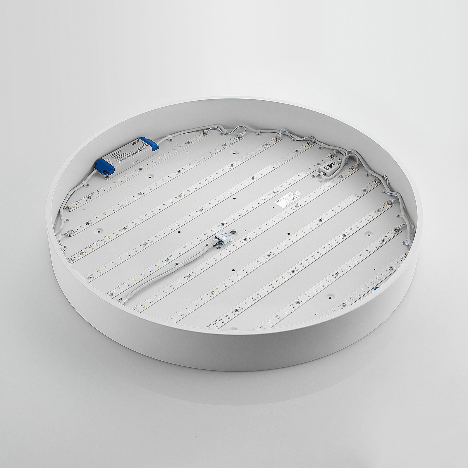 Arcchio Noabelle plafonnier LED, blanc, 80 cm