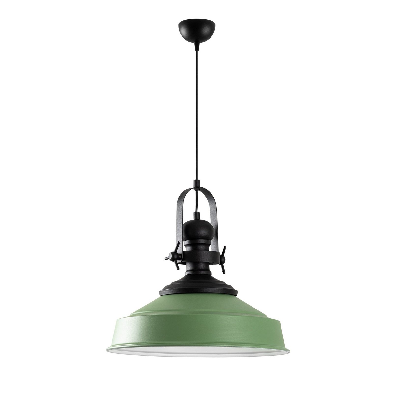 Hanglamp Craft, groen, metaal, Ø 41 cm, E27