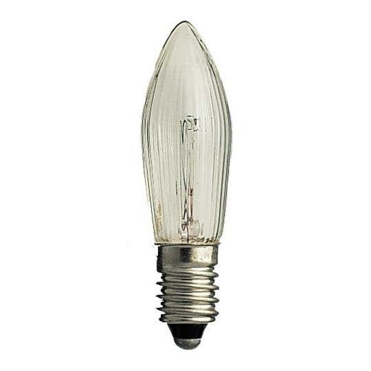 E10 3W 55V Ersatzlampe 3erPack Kerzenform