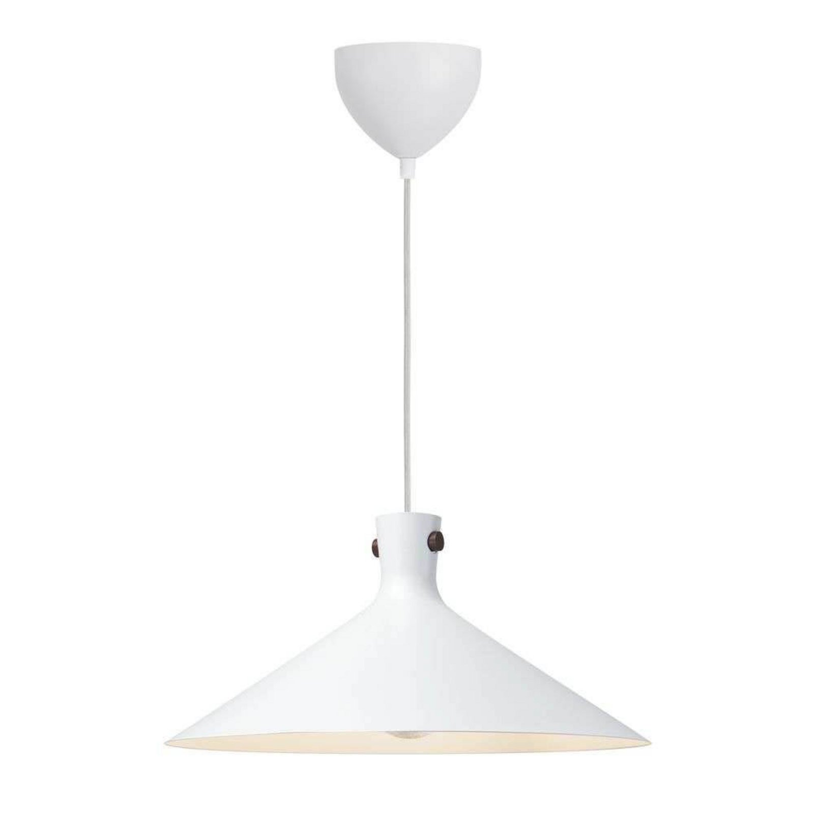 Pendelleuchte Dorina, weiß, Ø 45 cm, Metall
