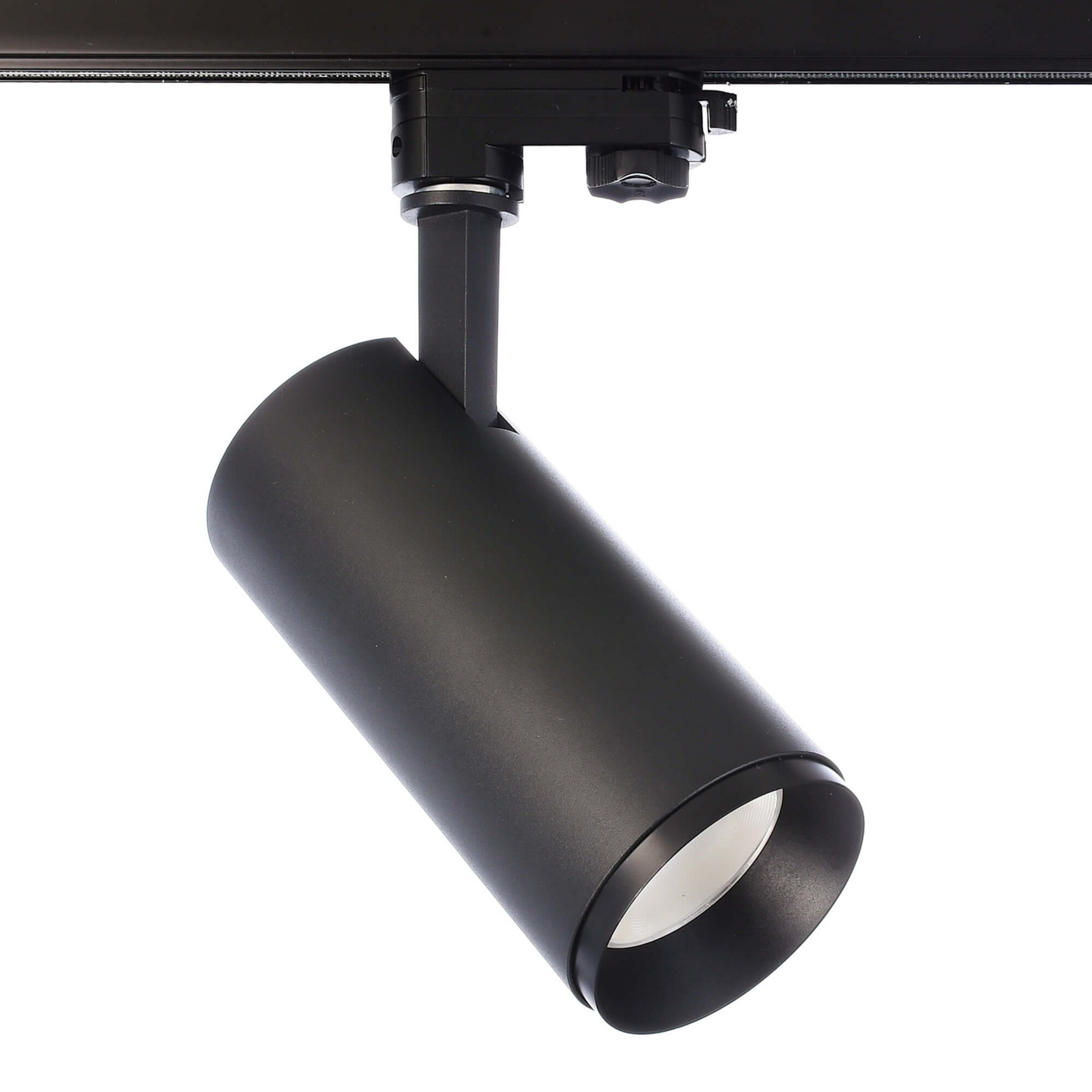 Spot LED sur rail Lucea triphasé 20 W noir