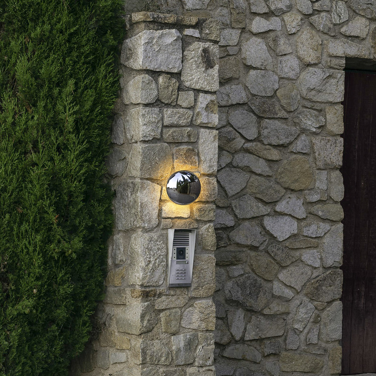 Babila 28 Outdoor Wall Lamp Steel - Marset