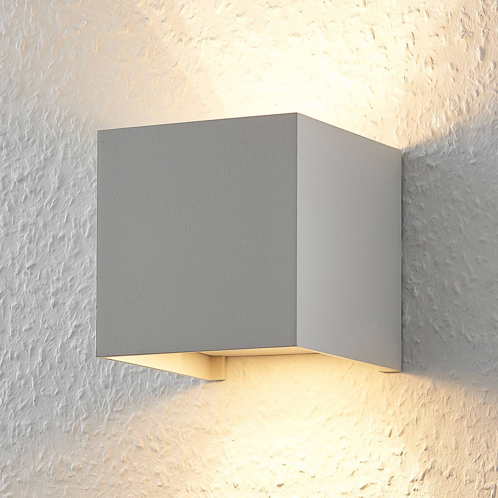 Lampa ścienna Arcchio Zuzana, zestaw 2 sztuk, biała, G9, szer. 9,7 cm