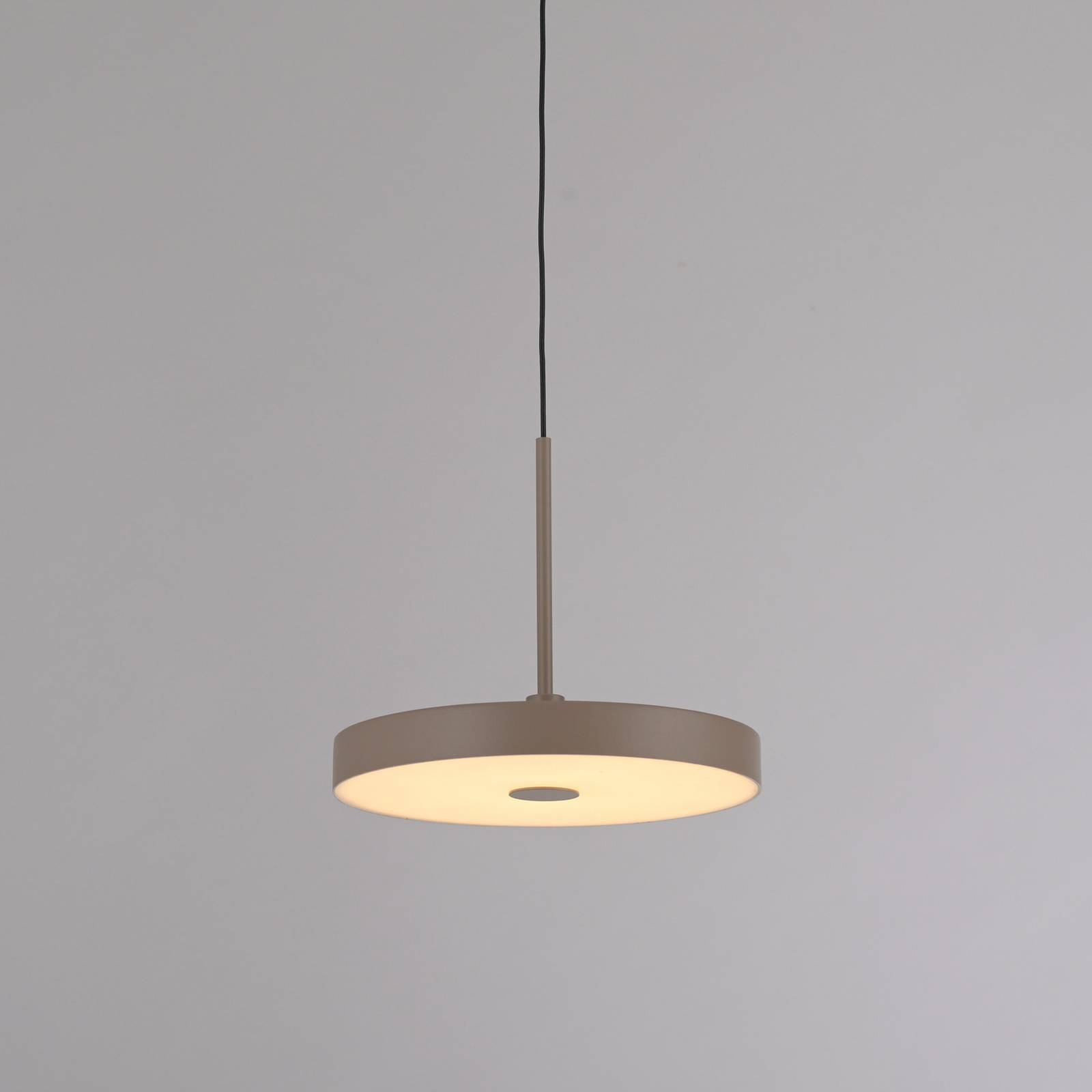 JUST LIGHT. żyrandol LED Plata, piaskowa, 1-punktowa, 3000 K