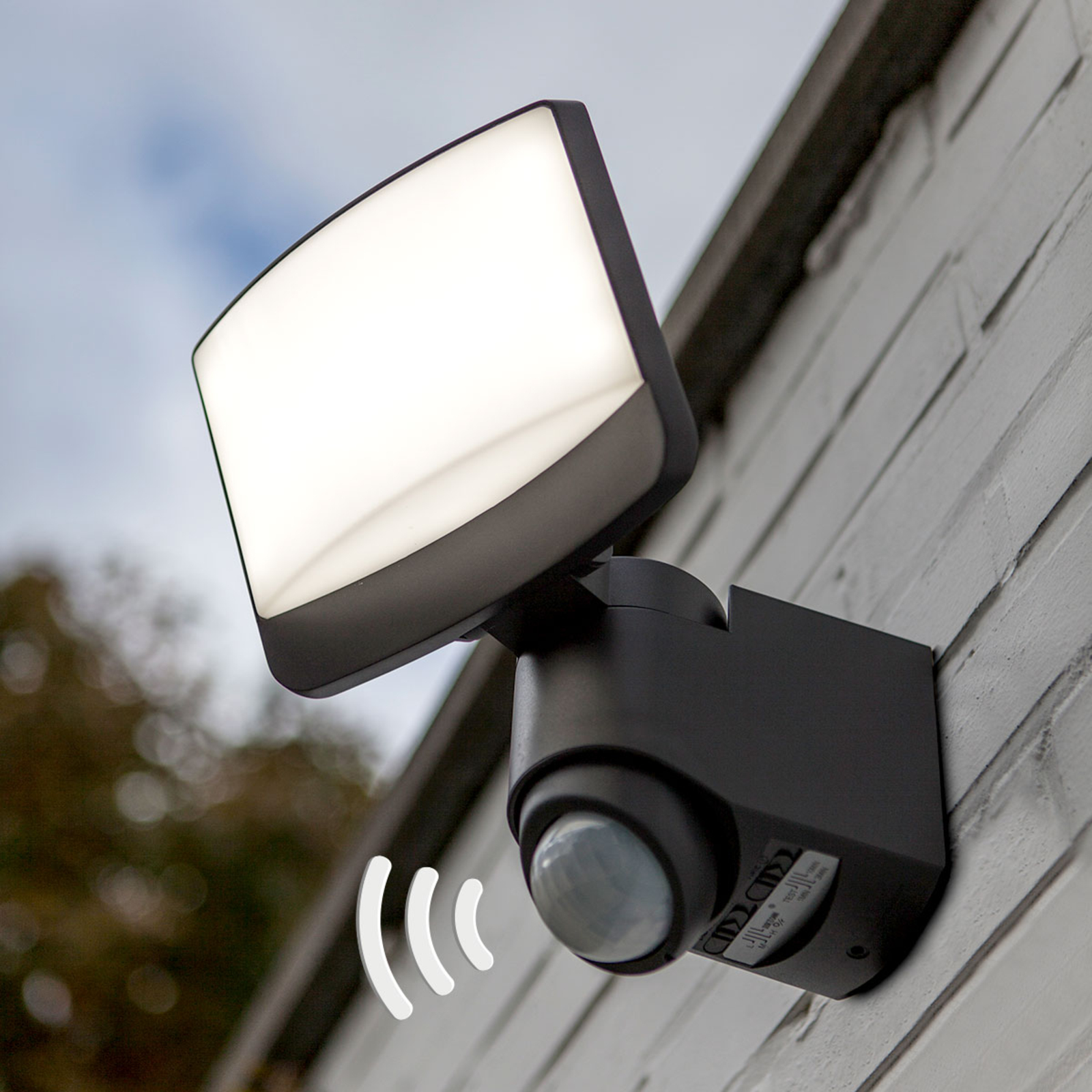 Sunshine solar outdoor spotlight, separate panel Lights.ie