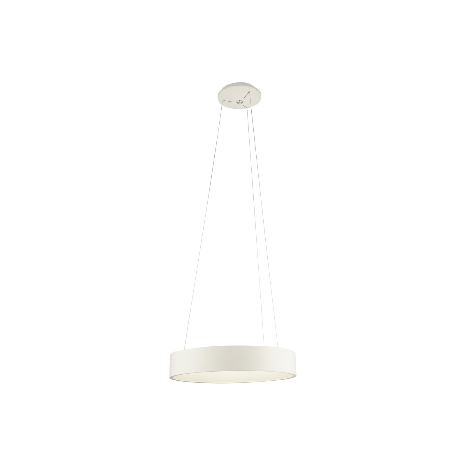 Aluminor Epsilon LED-hængelampe, Ø 62 cm, hvid
