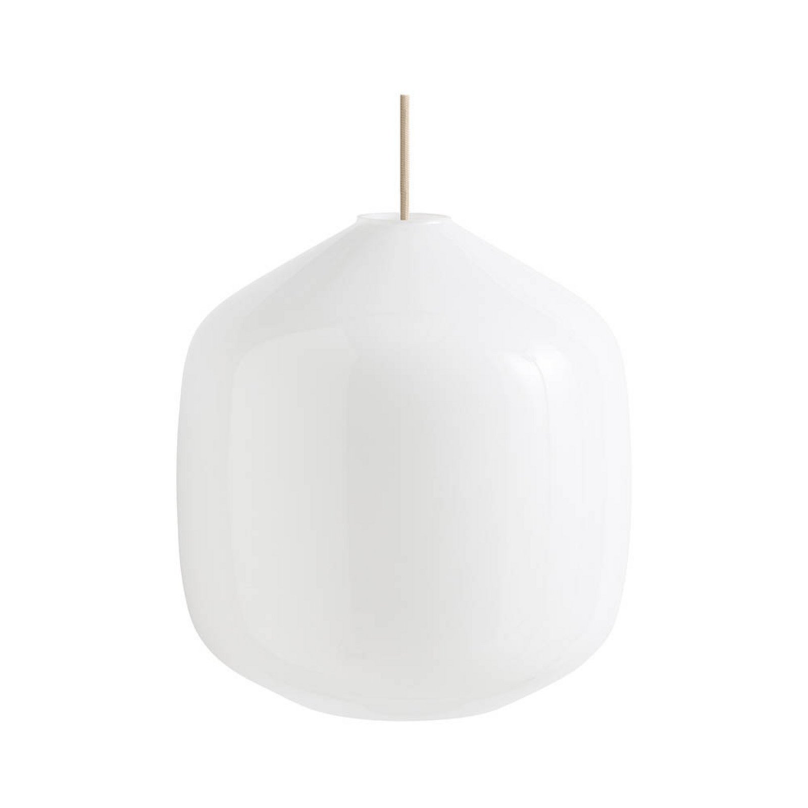 Buoy Glass 300 Candeeiro Suspenso Opal/Beton Grey - Hay