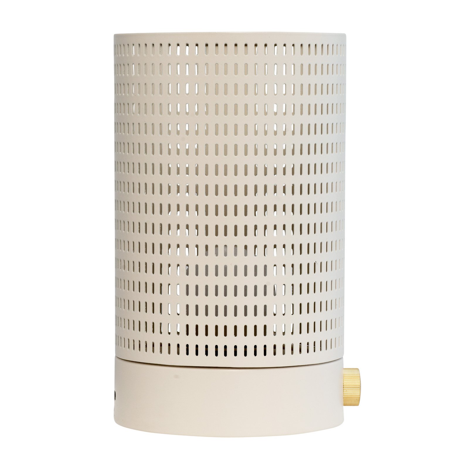 Dyberg Larsen LED rechargeable table lamp Mesh, white, height 20 cm