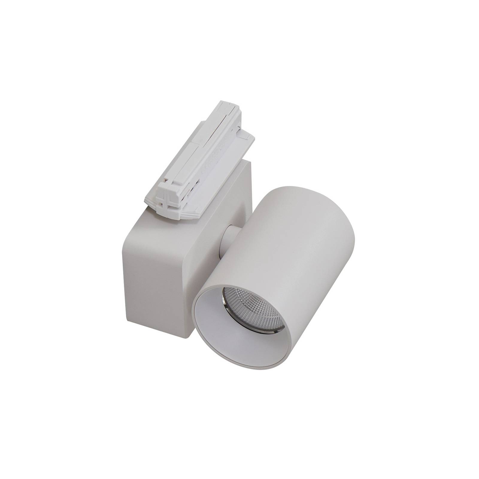 Lindby LED railspot Linaro/Brinja, wit, 1-fase voor woonkamer / eettafel - modern - wit / opaal - Aluminium